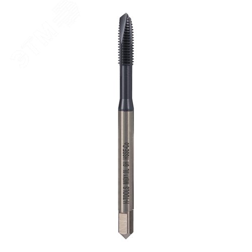 Изображение товара Метчик левый машинный М6х1,0 DIN371 HSSE-TiALN 6h B/4-5P 80мм a=4,9 (шт)