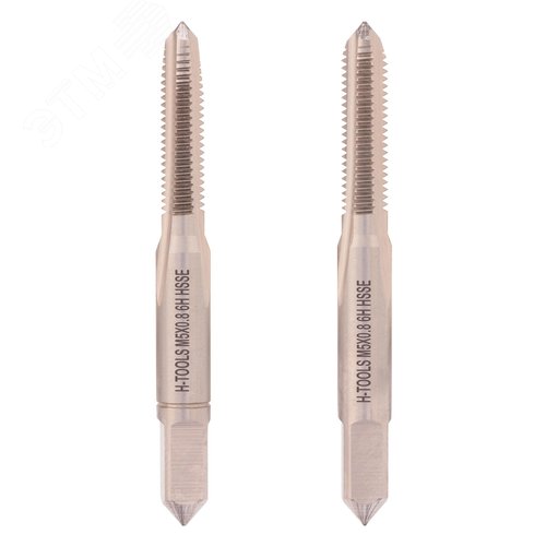 Изображение товара Набор метчиков 2шт М5х0,8 DIN352 6h HSSE (комплект)