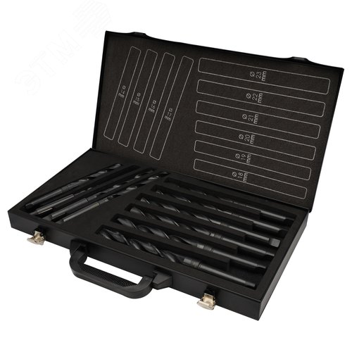 Изображение товара Набор сверл по металлу 14-23мм 10шт DIN345 HSS 118° (шт)