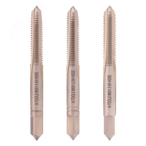 Изображение товара Набор метчиков 3шт М6х1,0 DIN352 6h HSSE (комплект)