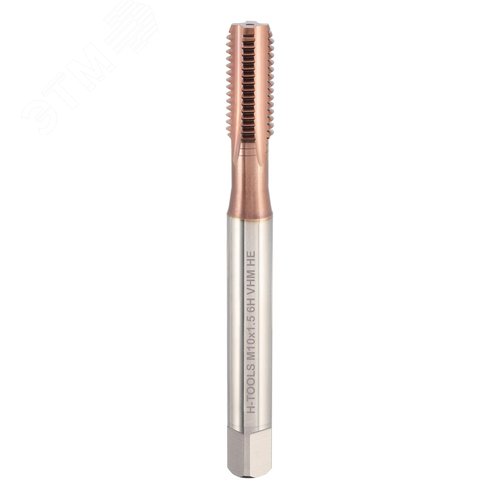 Изображение товара Метчик машинный М10х1,5 DIN371 VHM-HE 6h C/2-3P 100мм a=8,0 (шт)