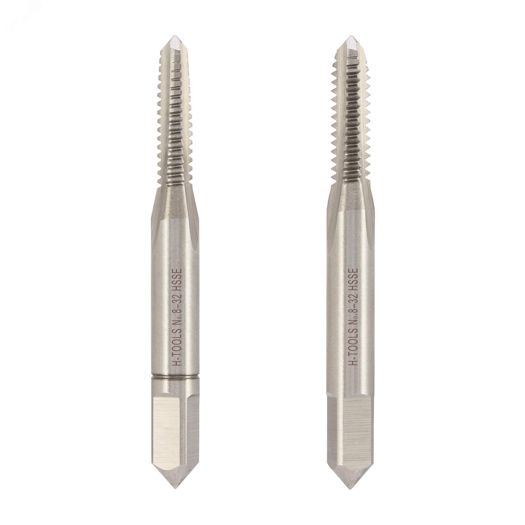 Изображение товара Набор метчиков 2шт UNC №8 -32 HSSE (шт)