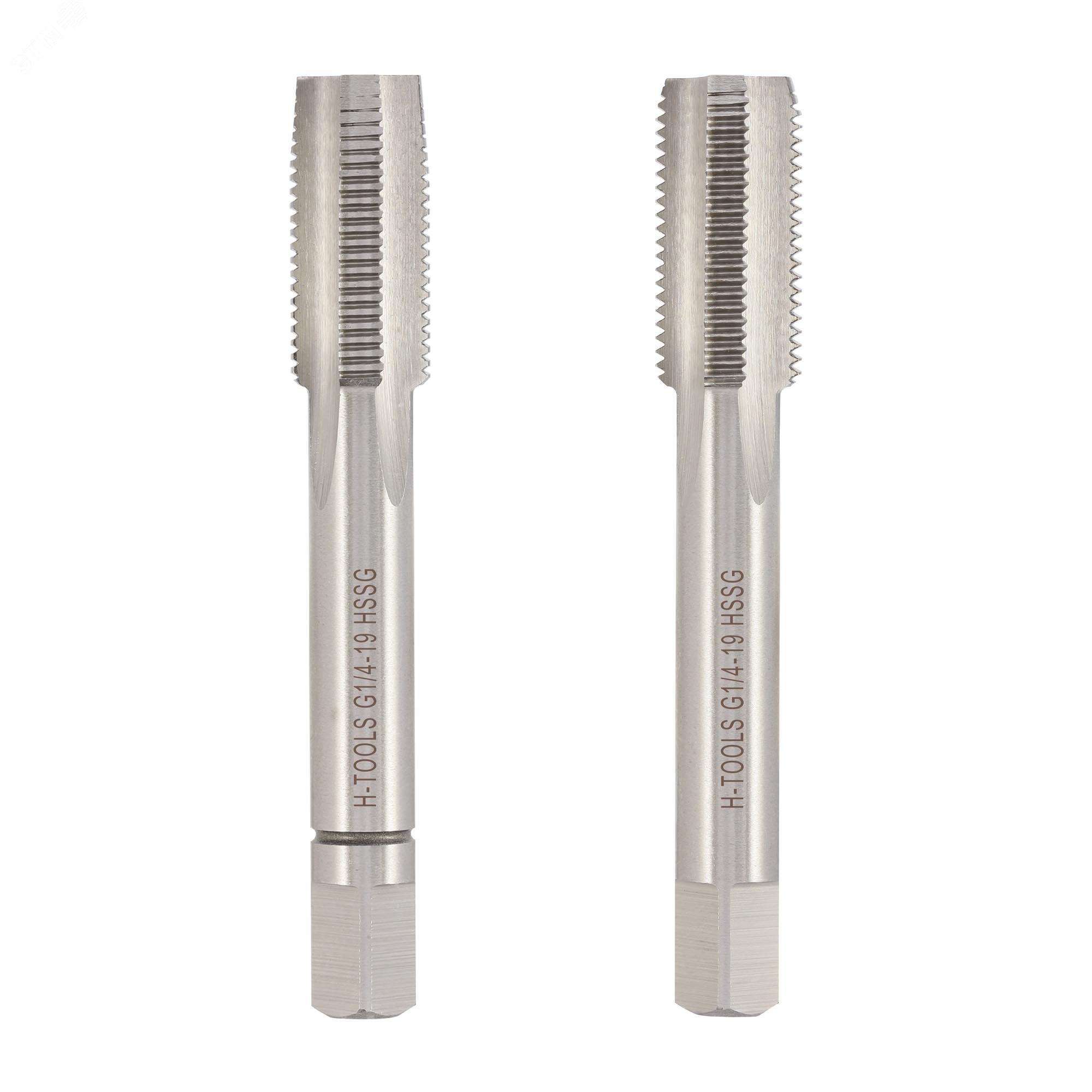 Изображение товара Набор метчиков 2шт G 1/4 -19 DIN5157 HSS-G (шт)