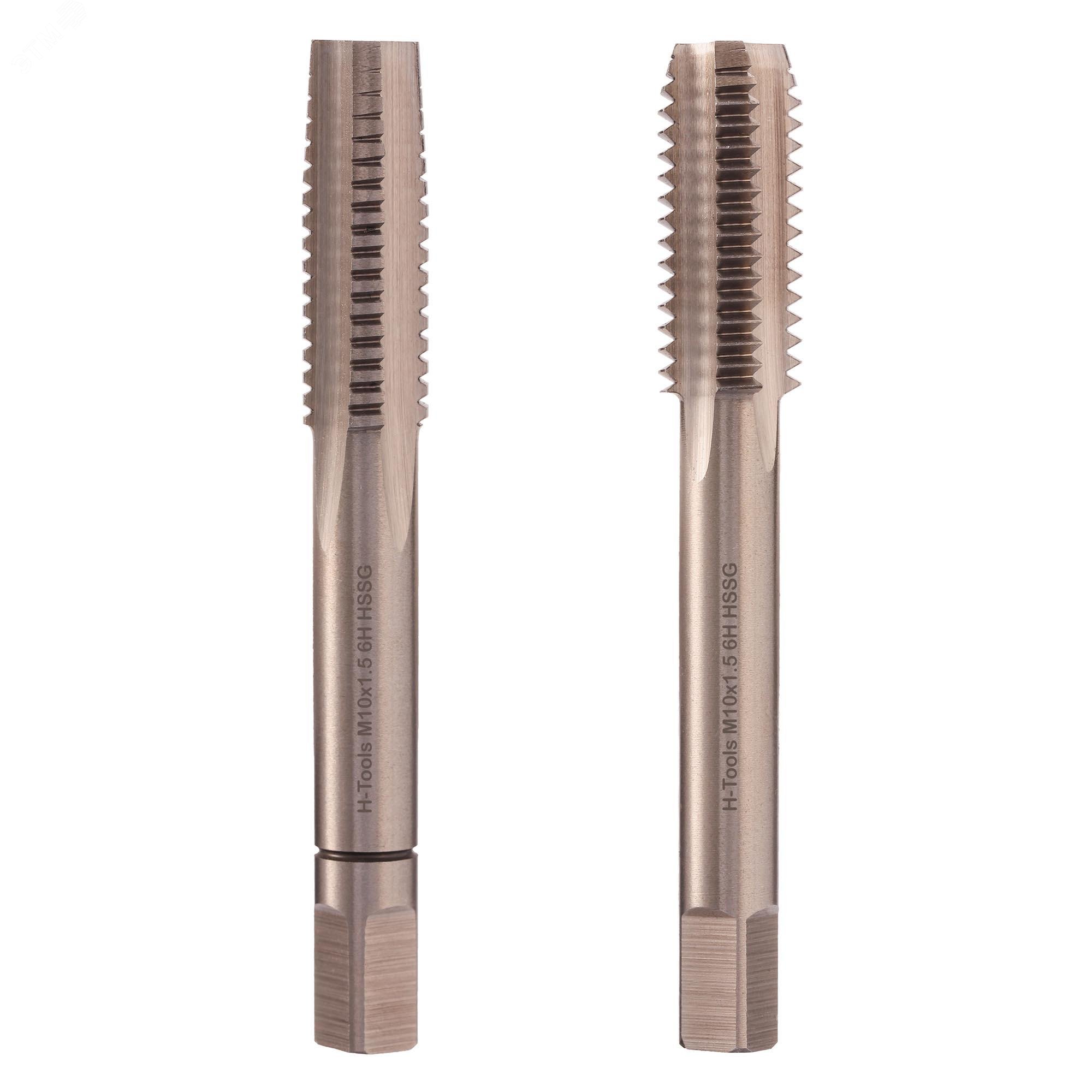 Изображение товара Набор метчиков 2 шт M10x1,5 DIN352 6h HSS-G для внутренних резьб