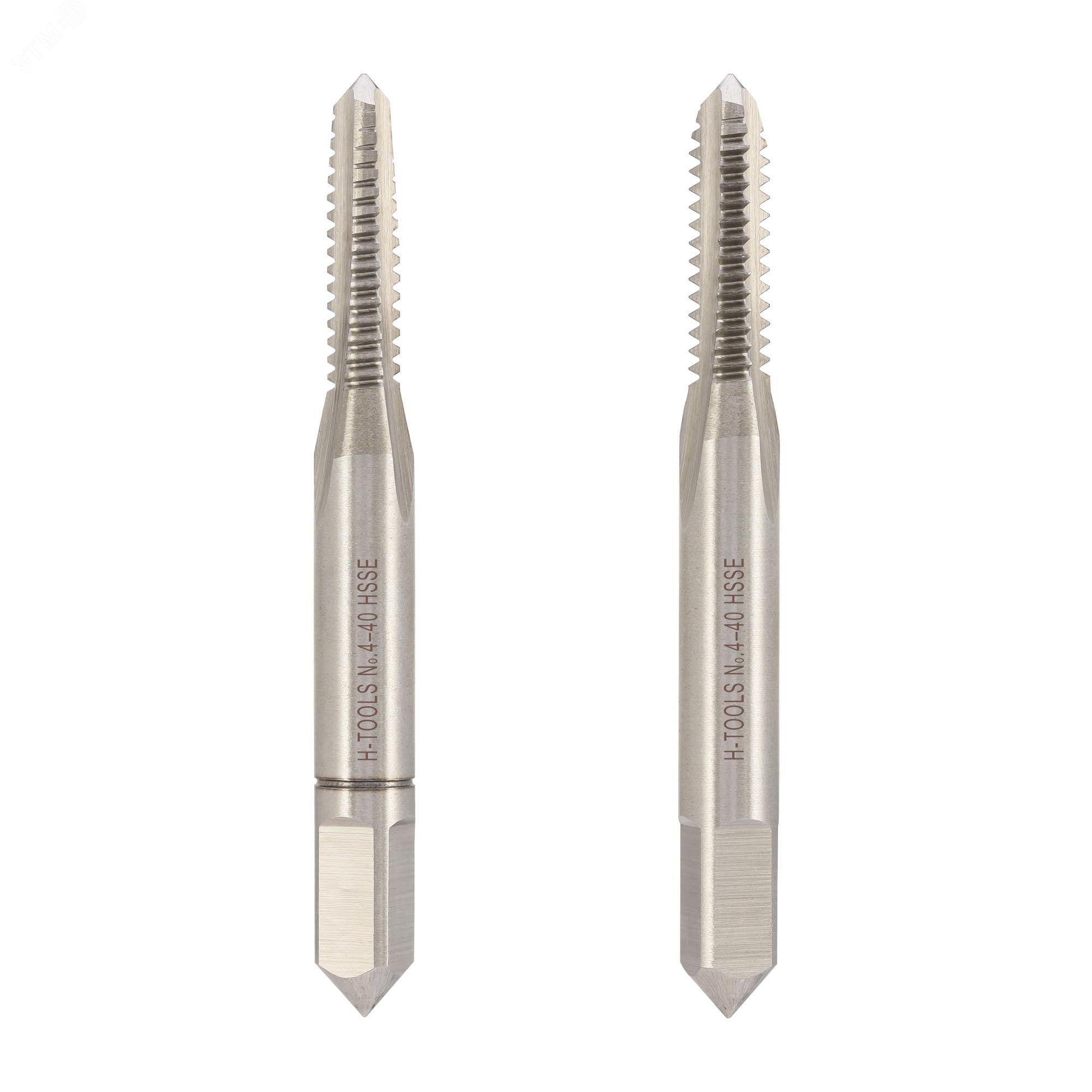 Изображение товара Набор метчиков 2шт UNC №4 -40 HSSE (шт)