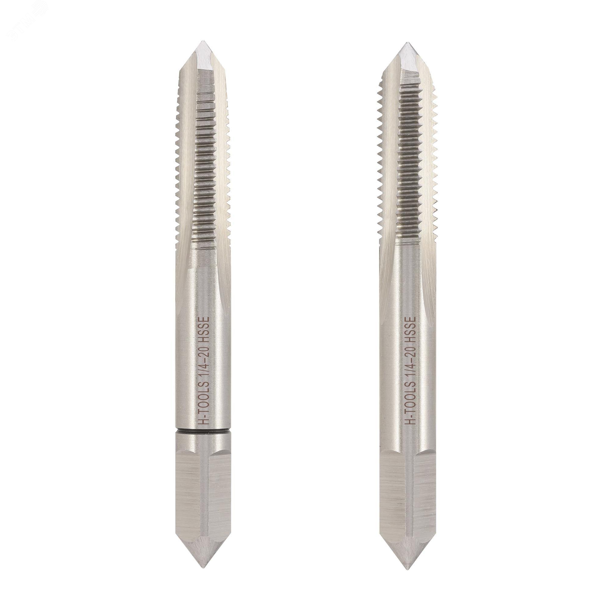 Изображение товара Набор метчиков 2шт UNC 1/4 -20 HSSE (шт)