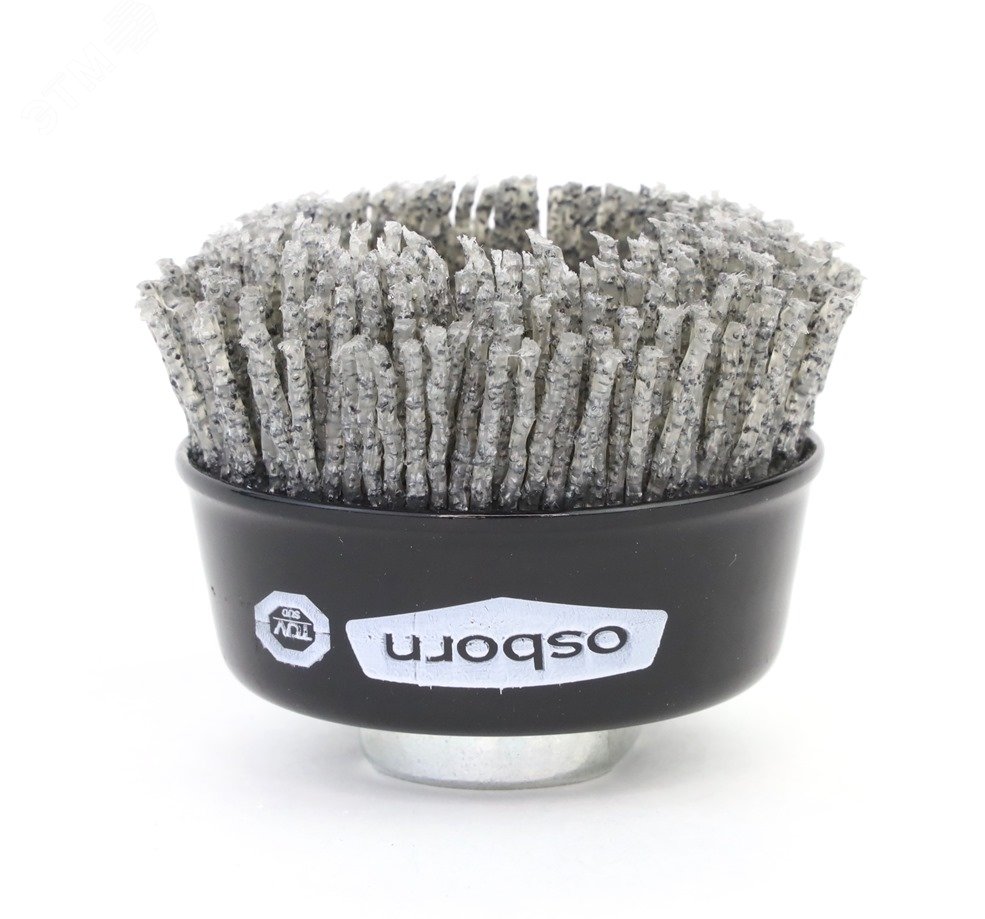 Изображение товара Щетка чашечная Д60xM14, ворс полимер абразив P46 по дереву на УШМ (болгарка) (1-225) (шт)