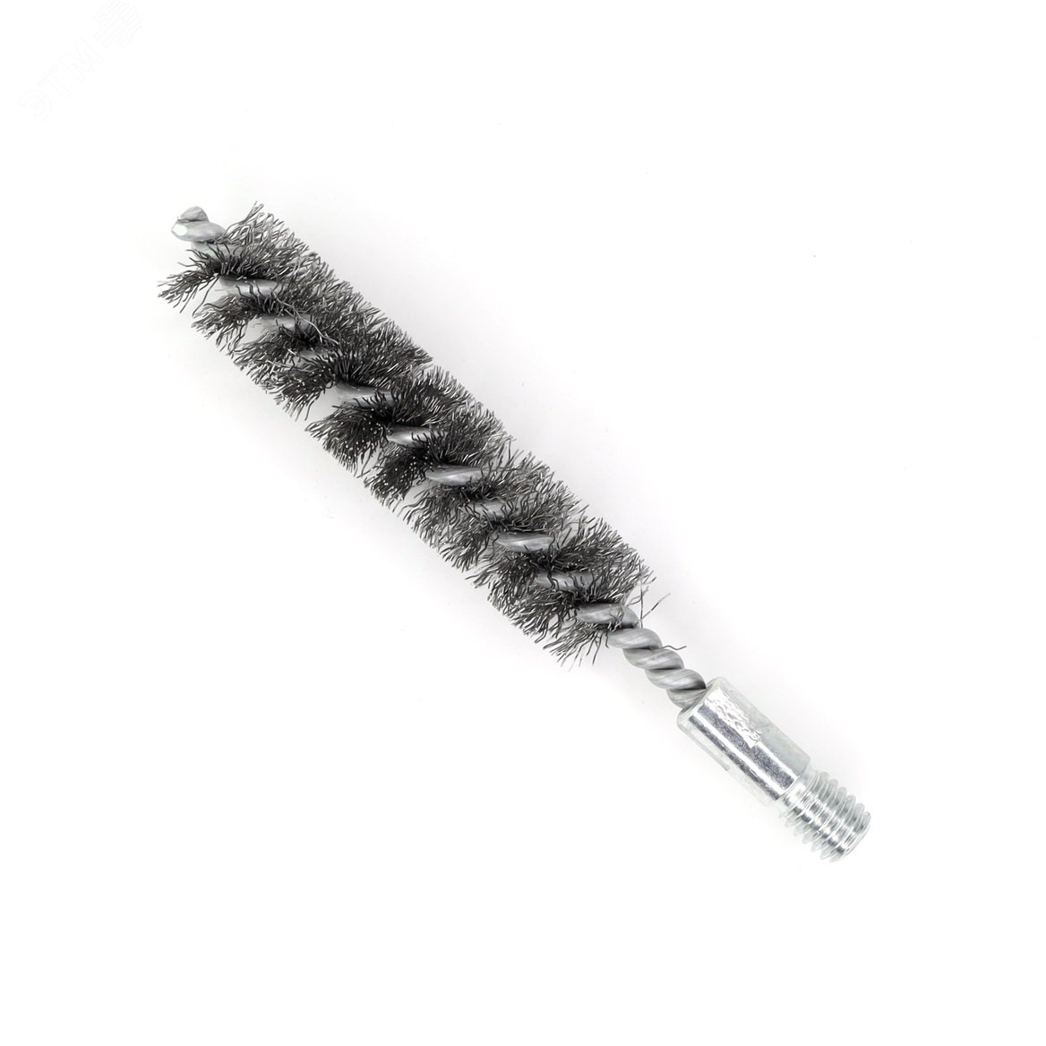 Изображение товара Щетка ёрш Д25х100х160 сталь 0,30, посадка 1/2'' резьба BSW очистка котлов теплообменников дымоходов (шт)