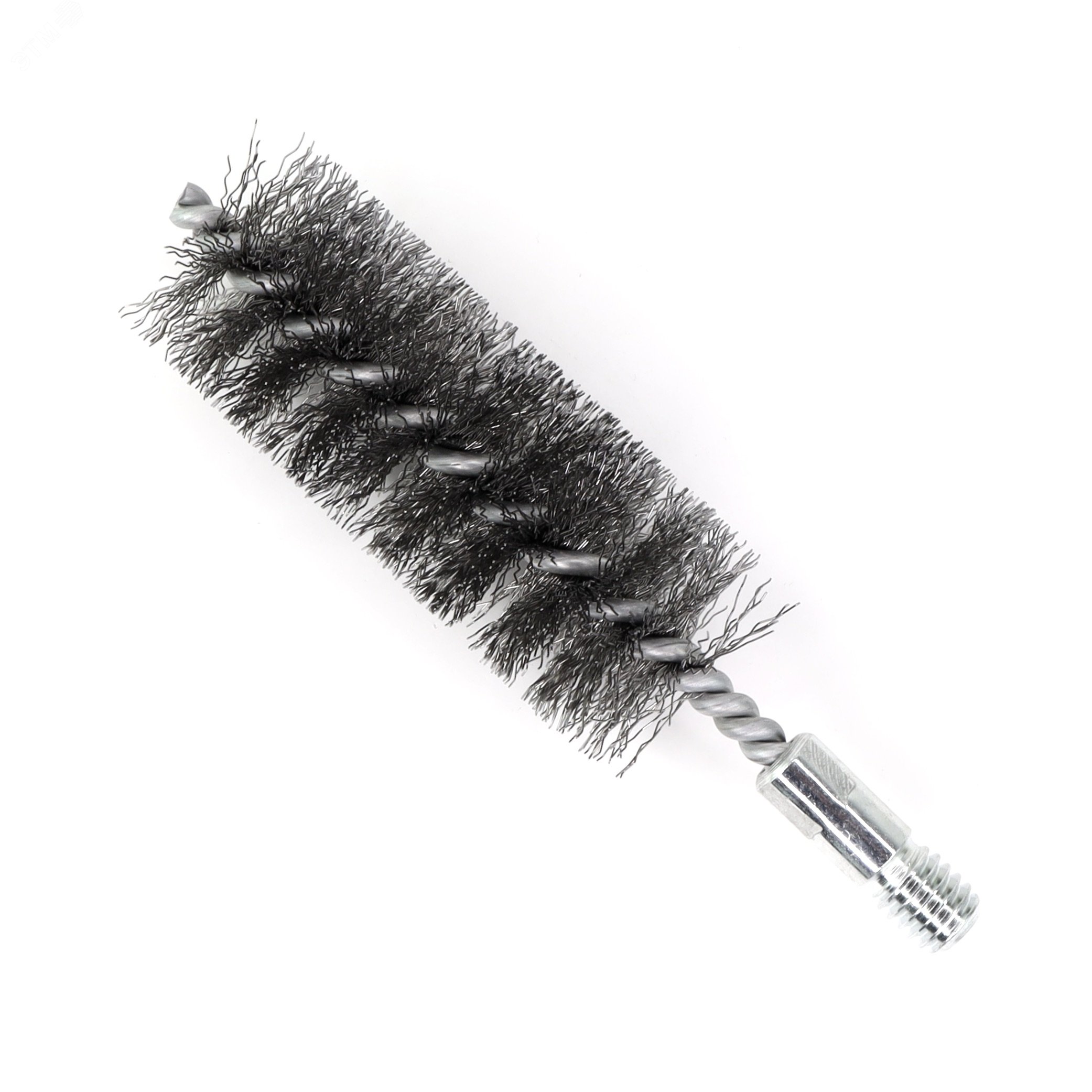 Изображение товара Щетка ёрш Д40х100х160 сталь 0,30, посадка 1/2'' резьба BSW очистка котлов теплообменников дымоходов (шт)