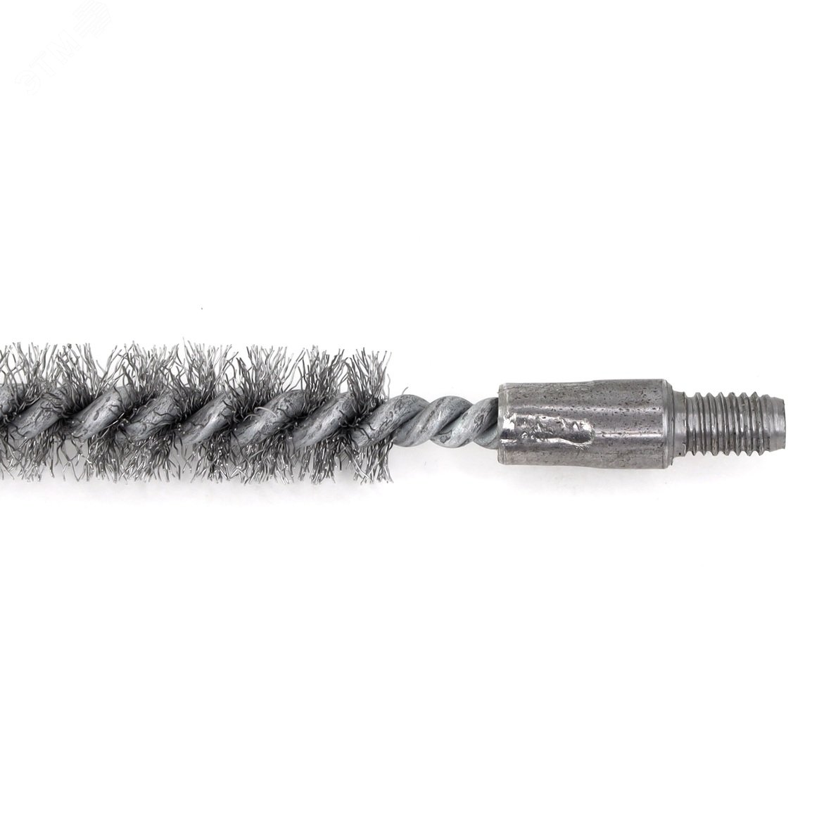Изображение товара Щетка ёрш Д12х100х140 сталь 0,15, посадка М6 резьба очистка котлов теплообменников дымоходов (шт)