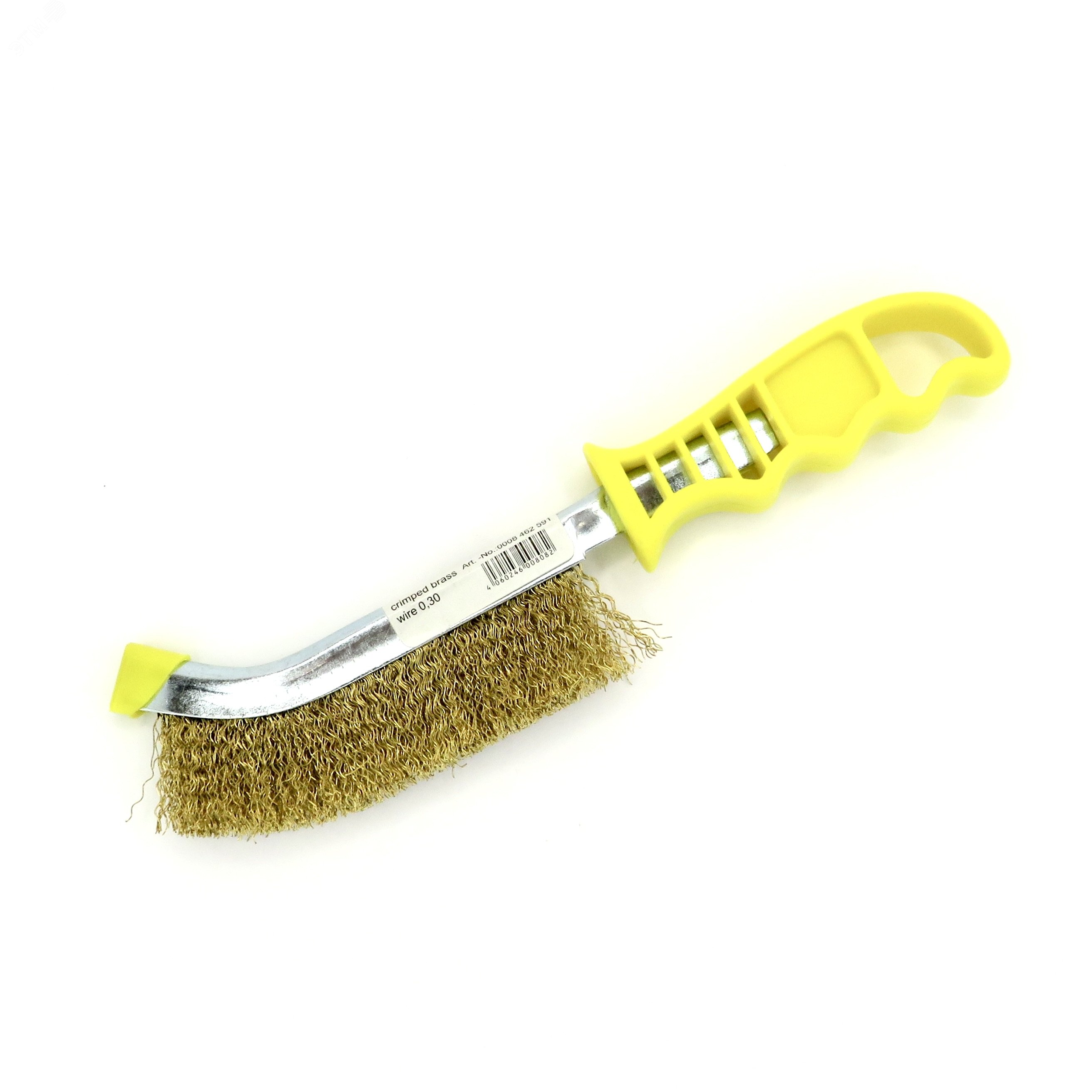 Изображение товара Универсальная ручная щетка 265х140 латунь гофр 0,30 мм для металла и камня