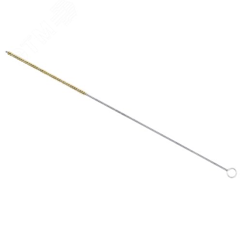 Изображение товара Щетка ерш д4x100x300 латунь 0,10 очистка отверстий из сплавов цветных металлов, латуни, меди, прочистки трубок, шлангов, котлов, теплообменников (шт)