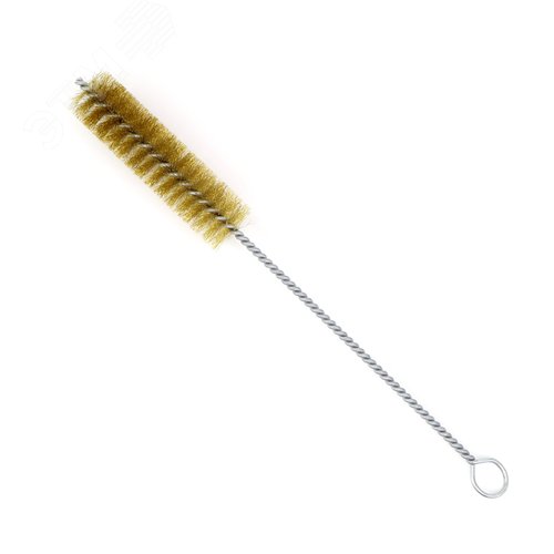 Изображение товара Щетка ерш Д30*100*300 с хв-м + кольцо, ворс гофр латунь OSBORN (шт)