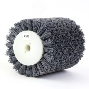 Изображение товара Щетка для Makita 9741, Д100x120x12,7+2 отв, ворс полимер-абразив P320 по дереву (1-098) (шт)