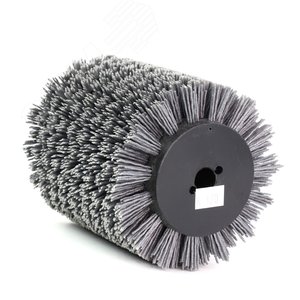 Изображение товара Щетка для Makita 9741, Д100x120x12,7+2 отв, ворс полимер-абразив P120, черный корпус по дереву (1-173) (шт)