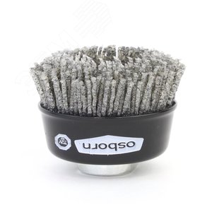 Изображение товара Щетка чашечная Д60xM14, ворс полимер абразив P46 по дереву на УШМ (болгарка) (1-225) (шт)