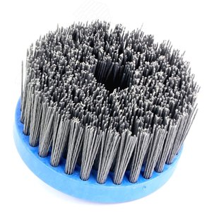 Изображение товара Щетка чашечная Д130x70xM14, ворс полимер-абразив P120 по дереву для УПМ УШМ (болгарка) (1-019) (шт)