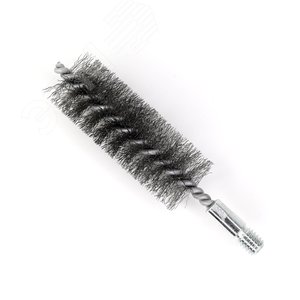 Изображение товара Щетка ёрш Д38х100х160 сталь 0,30, посадка 1/2'' резьба BSW очистка котлов теплообменников дымоходов (шт)