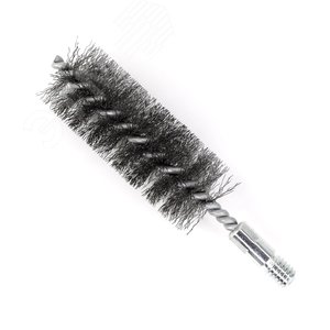 Изображение товара Щетка ёрш Д40х100х160 сталь 0,30, посадка 1/2'' резьба BSW очистка котлов теплообменников дымоходов (шт)
