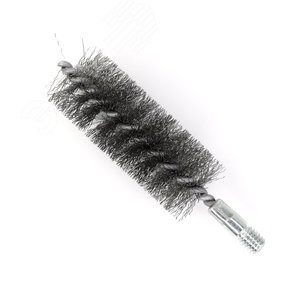 Изображение товара Щетка ёрш Д44х100х160 сталь 0,30, посадка 1/2'' резьба BSW очистка котлов теплообменников дымоходов (шт)