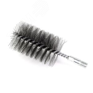 Изображение товара Щетка ерш Д63х100х160 сталь 0,35, посадка 1/2'' резьба BSW очистка котлов теплообменников дымоходов (шт)