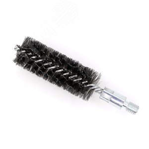 Изображение товара Щетка ерш Д38х100х160 сталь 0,30, посадка 1/2'' резьба BSW очистка котлов теплообменников дымоходов (шт)
