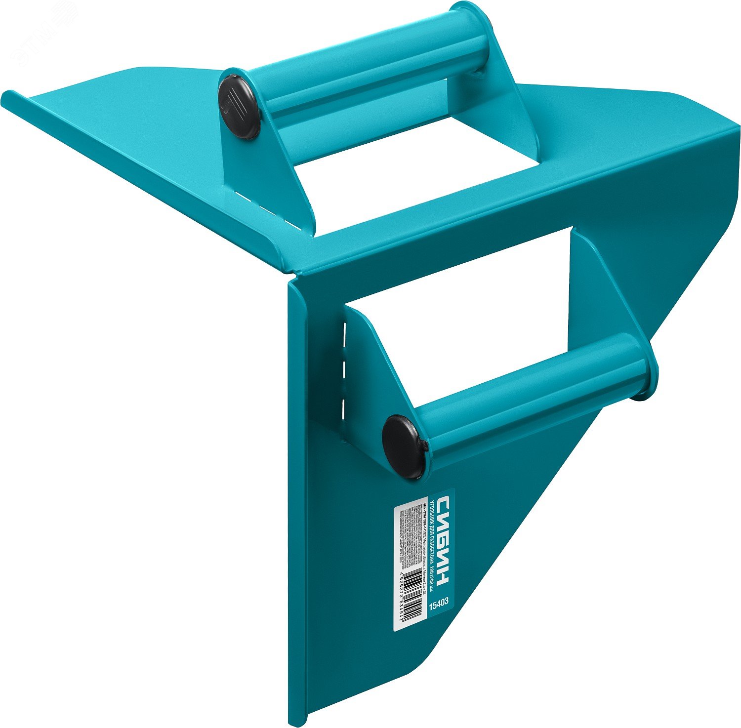 Изображение товара Угольник направляющий для резки газобетона, 200x200 мм, 900 г (шт)