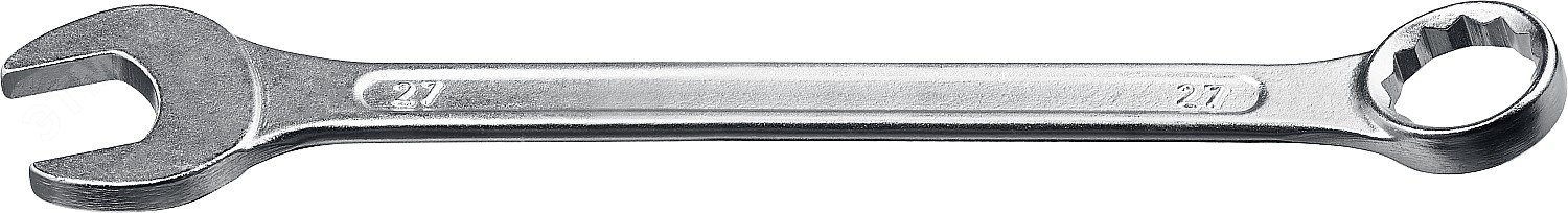 Изображение товара Ключ гаечный комбинированный 27 мм СИБИН надежный инструмент из Индии
