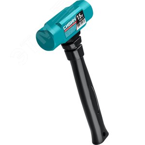 Изображение товара Кувалда цельностальная, 1,5 кг, 240 мм с обрезиненной рукояткой (шт)