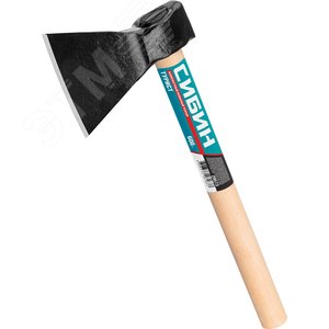 Изображение товара Топор кованый с округлым лезвием Турист, 600/800 г, 390 мм (шт)