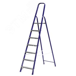 Изображение товара Стремянка стальная, 7 ступеней, 145 см (шт)