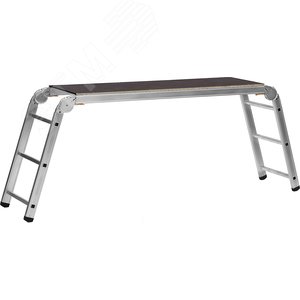Изображение товара Подмости рабочие, алюминиевые, складные, с фиксированной площадкой РП-36, 3 х 6 х 3 ступени (шт)