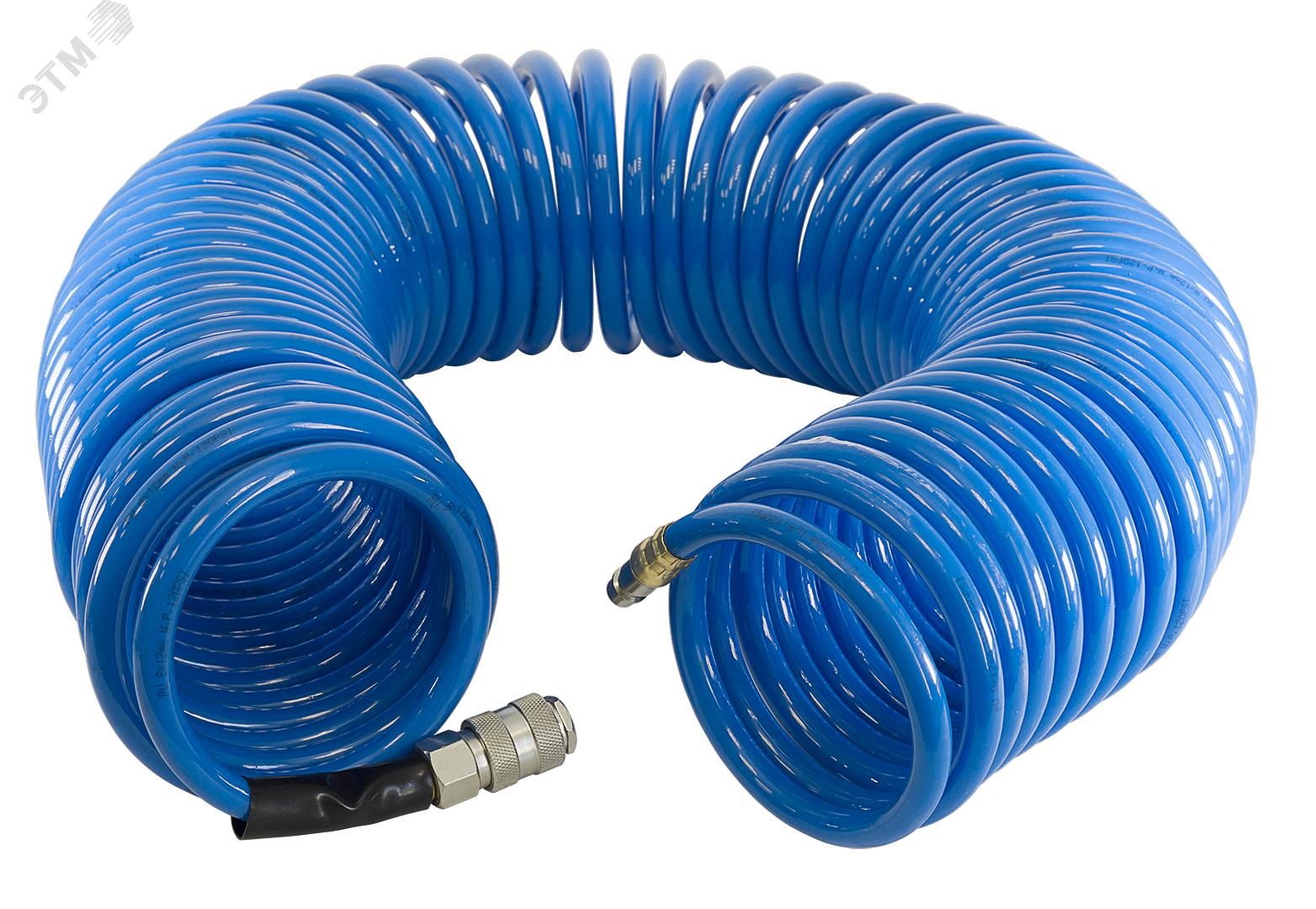 Изображение товара Шланг спиральный с фитингами рапид 20м 15бар 8x12мм