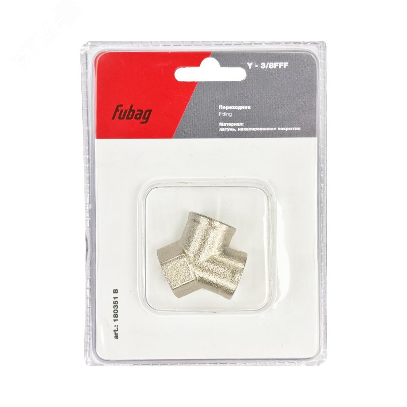 Изображение товара Y-образный переходник 1/2'' FFF для пневмосистем