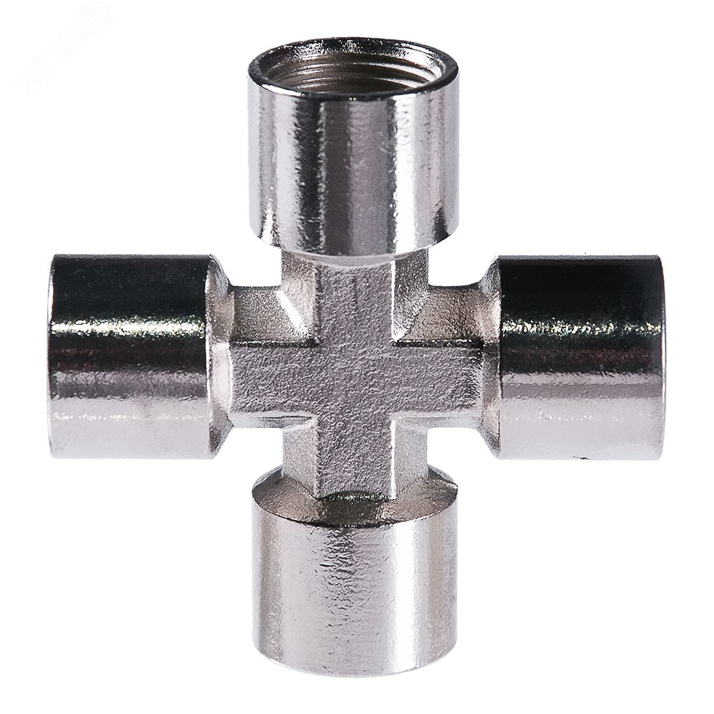 Изображение товара Переходник 3/8FFFF тройник для пневмоинструмента FUBAG