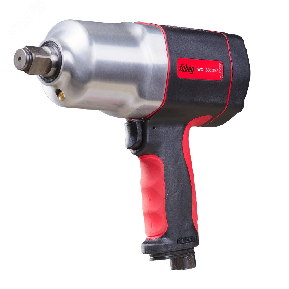 Изображение товара Пневмогайковерт ударный 3/4 дюйма IWC 1600 6.2 бар композитный корпус