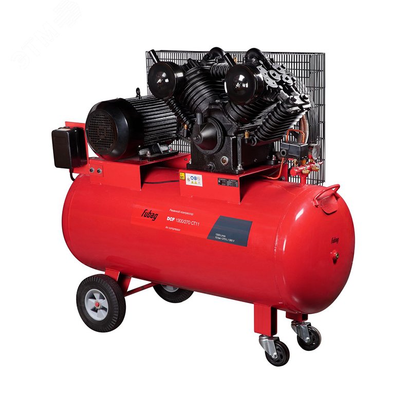 Изображение товара Компрессор ременной двухступенчатый DCF-1300/270 CT11 мощный и надежный