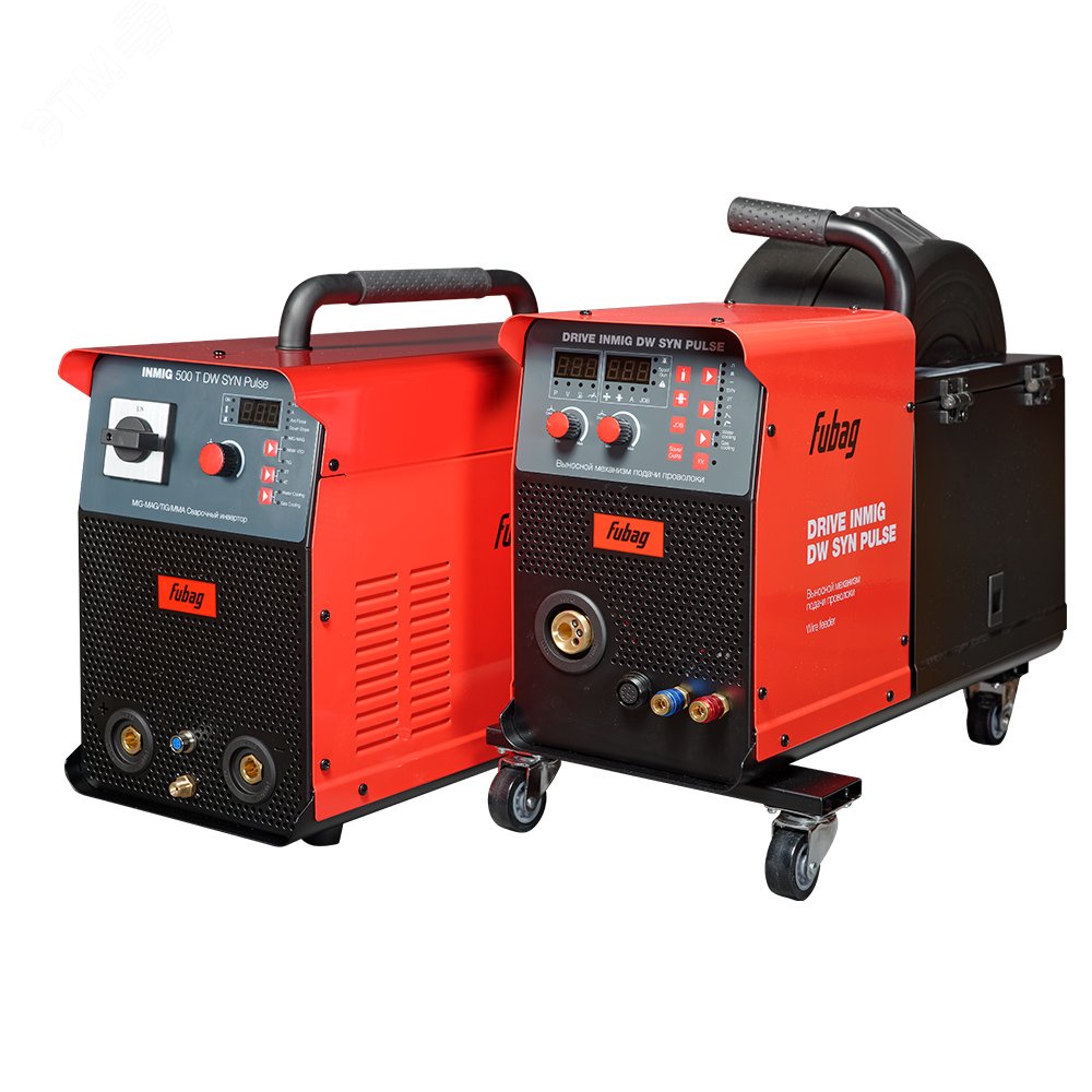 Изображение товара Полуавтомат сварочный INMIG 500T DW SYN PULSE, максимальный ток 500 А, модуль охлаждения и защита