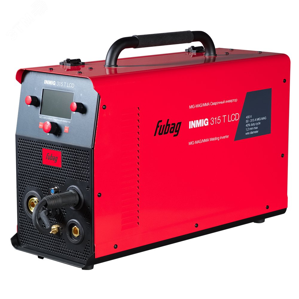 Изображение товара Полуавтомат сварочный INMIG 315T SYN LCD с горелкой 3 м в наборе