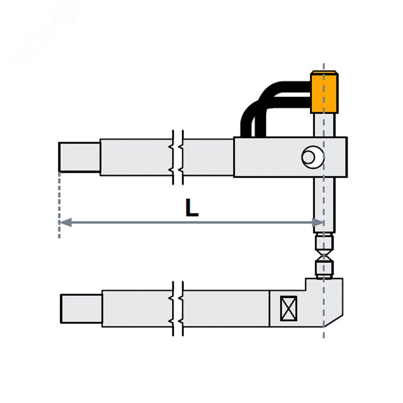 Изображение товара Верхнее плечо прямое O 22x125мм для серии SG 4-6 (шт)