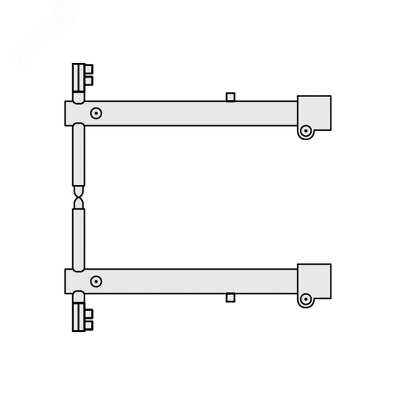 Изображение товара Комплект плечей O 45x800мм для серии RSV (шт)