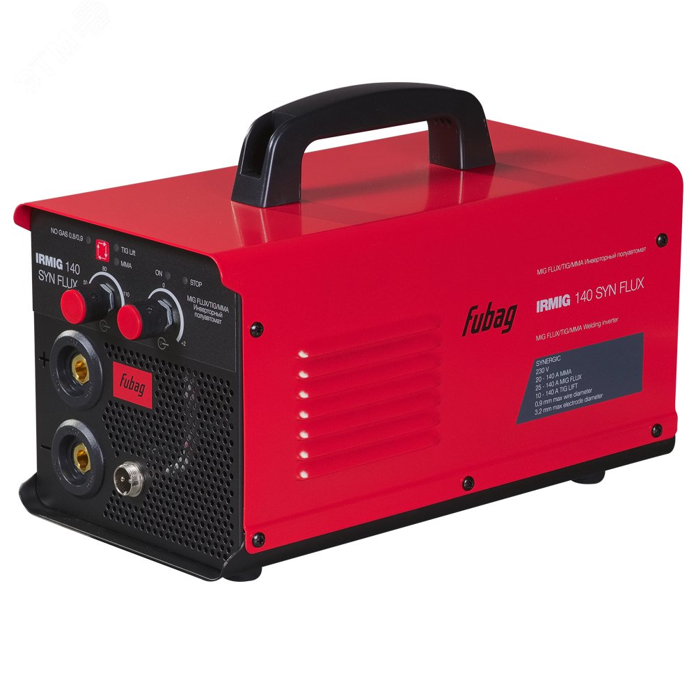 Изображение товара Сварочный полуавтомат IRMIG 140 SYN FLUX без газа 220В MMA и TIG