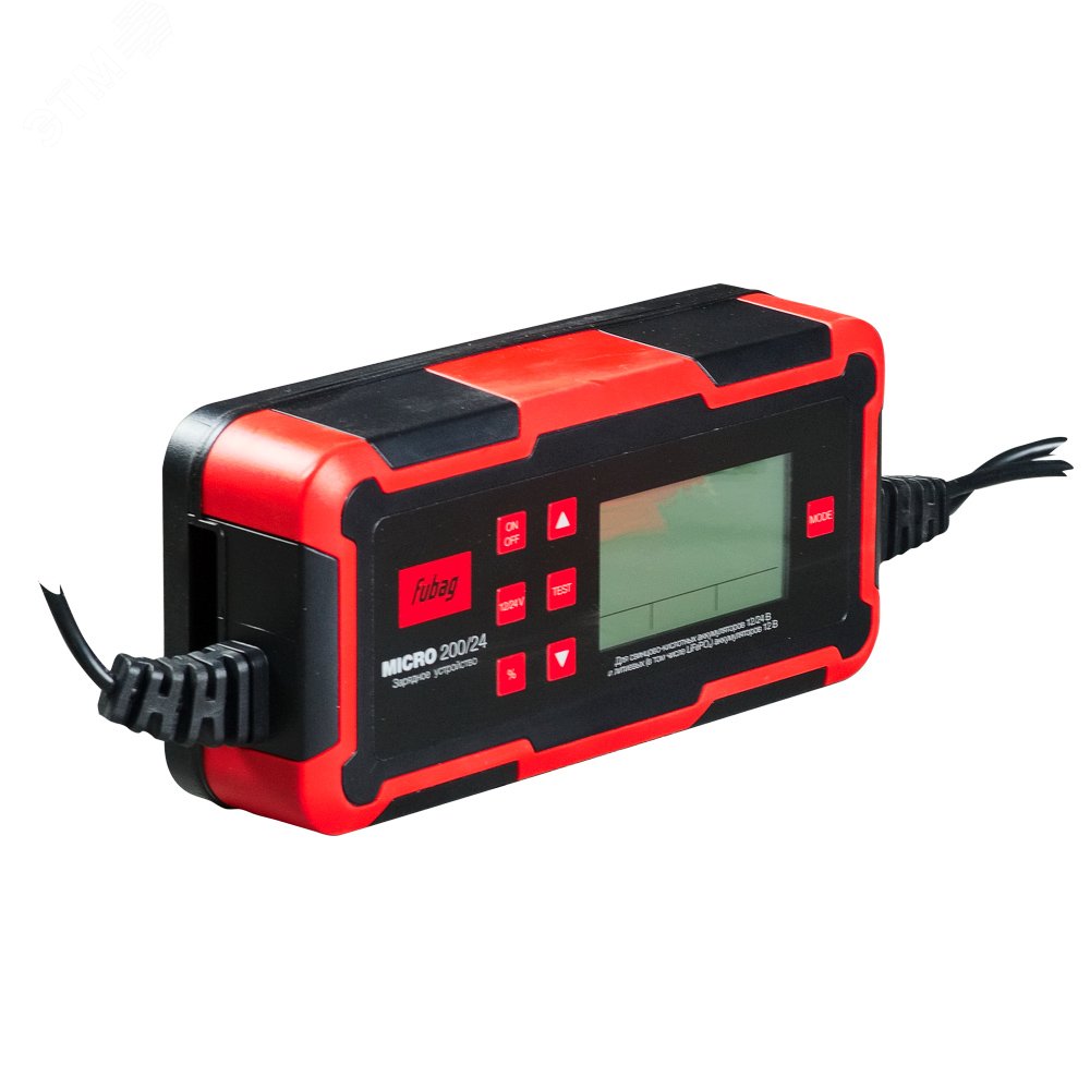 Изображение товара Зарядное устройство MICRO 200/24 для аккумуляторов 12 В от Fubag
