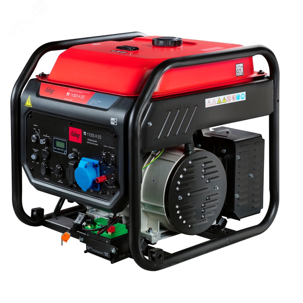 Изображение товара Инверторный генератор FUBAG TI 11000 A ES 11 кВт с большим баком и электростартом
