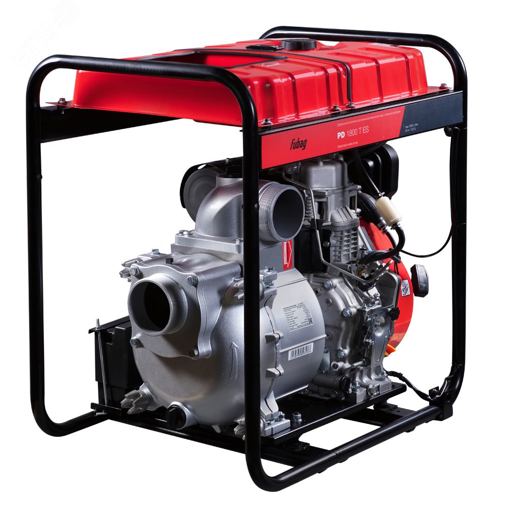 Изображение товара Мотопомпа для сильнозагрязненной воды PD 1800 T ES дизельная 1800 л/мин 25м