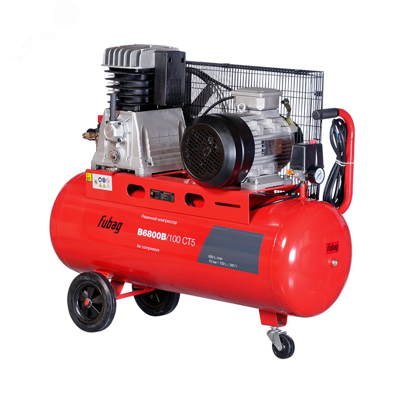 Изображение товара Компрессор ременной одноступенчатый B6800B/100 CT5 (шт)