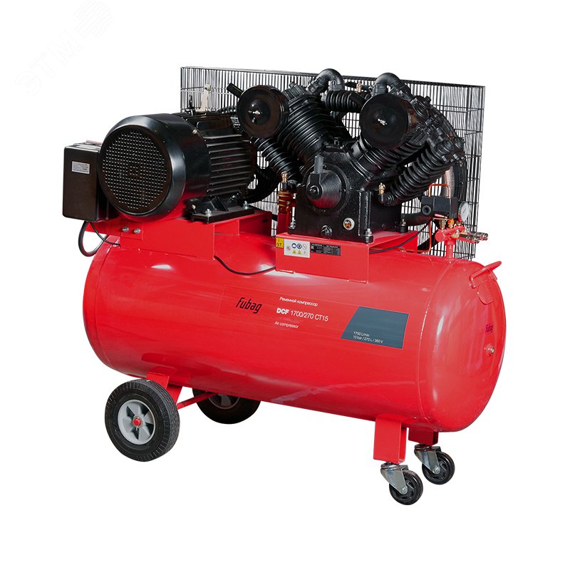 Изображение товара Компрессор ременной двухступенчатый DCF-1700/270 CT15 высокого давления для пневмосистем