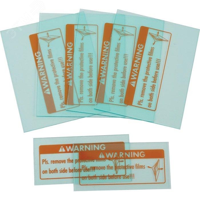 Изображение товара Стекло внутреннее защитное для маски сварщика FUBAG IR 105х46 мм