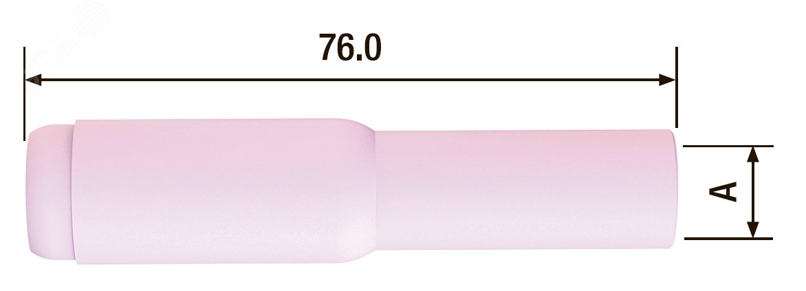 Изображение товара Керамическое сопло №7L ф11 для TIG сварки FB TIG 17-18-26 2 шт.