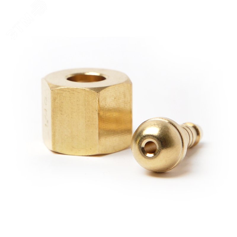 Изображение товара Переходник елочка ф5мм на гайку 1/4G (шт)